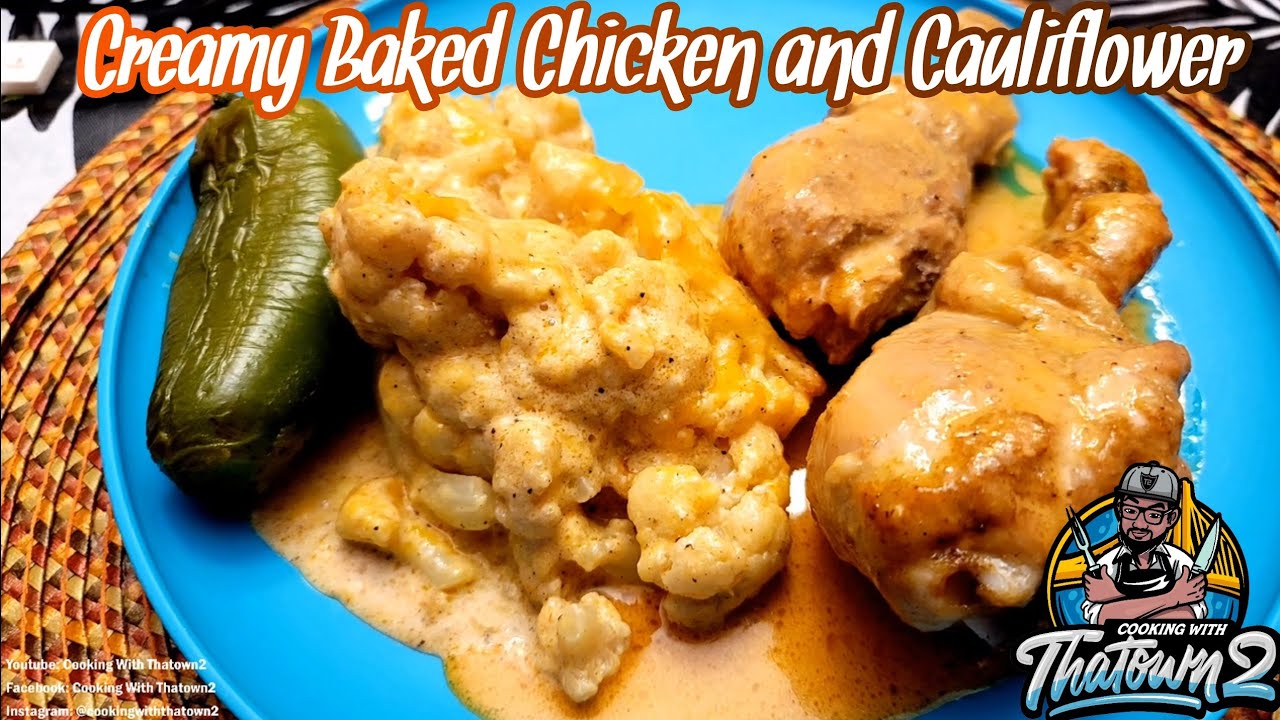 Creamy Baked Chicken And Cauliflower Keto Low Carb Cooking With how-many-how-much-unjumble
